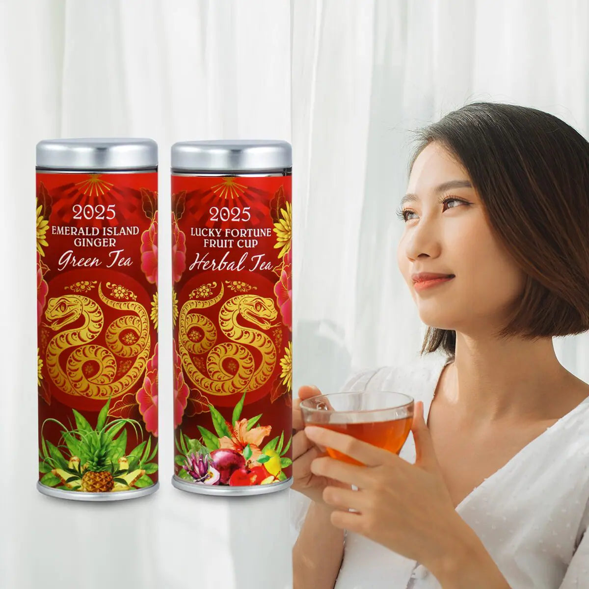Chinese New Year Tea Gift Set 2025- Year of The Snake