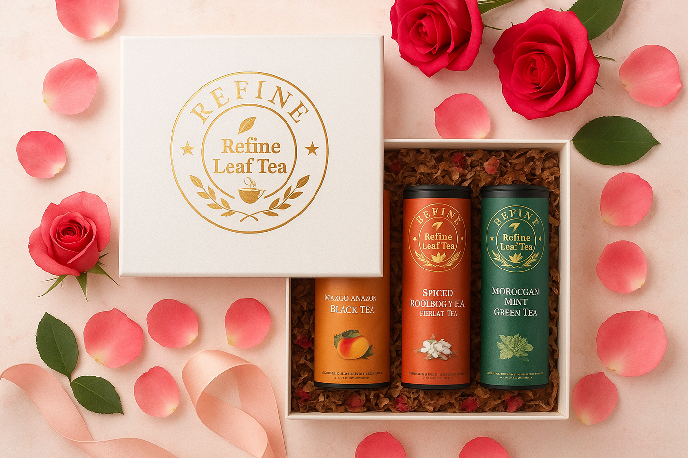 Love & Passion Tea and Candle Gift Set