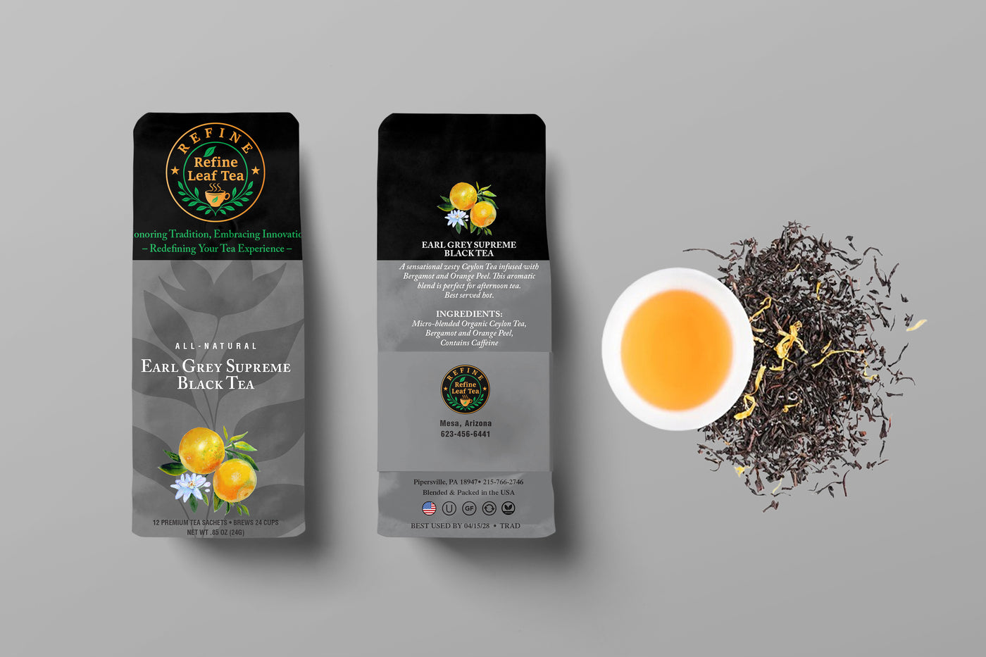 Refine Leaf Tea® Balancing Earl Grey Supreme Black Tea
