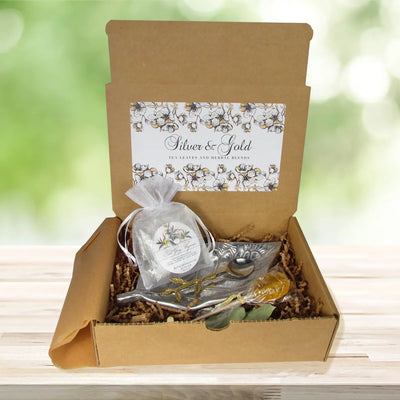 Silver and Gold Tea Leaves and Herbal Blends