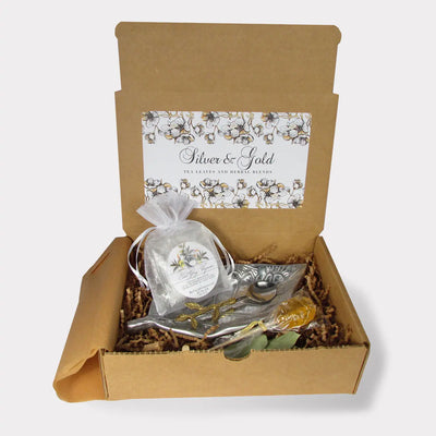 Silver and Gold Tea Leaves and Herbal Blends