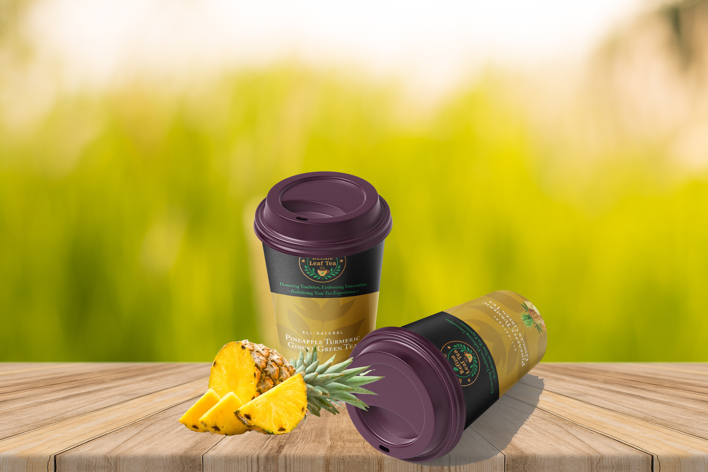 Fluer Nuevo Pineapple Turmeric Ginger Green Tea